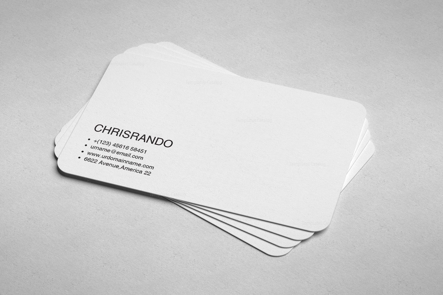 Basic Print Business Cards - Graphic Prime | Graphic Design Templates