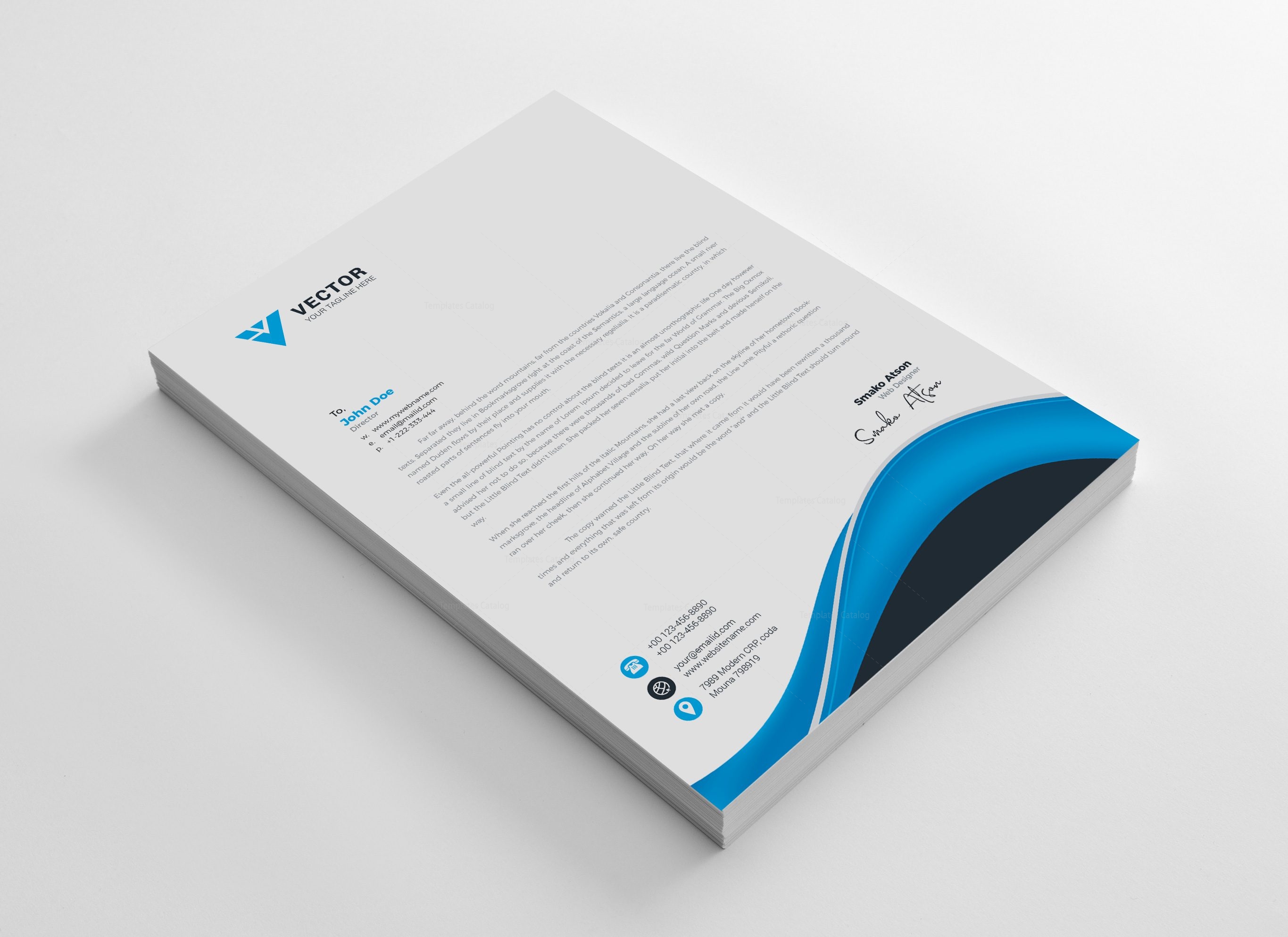 Pharmacy Corporate Letterhead Design Template Graphic Prime Graphic