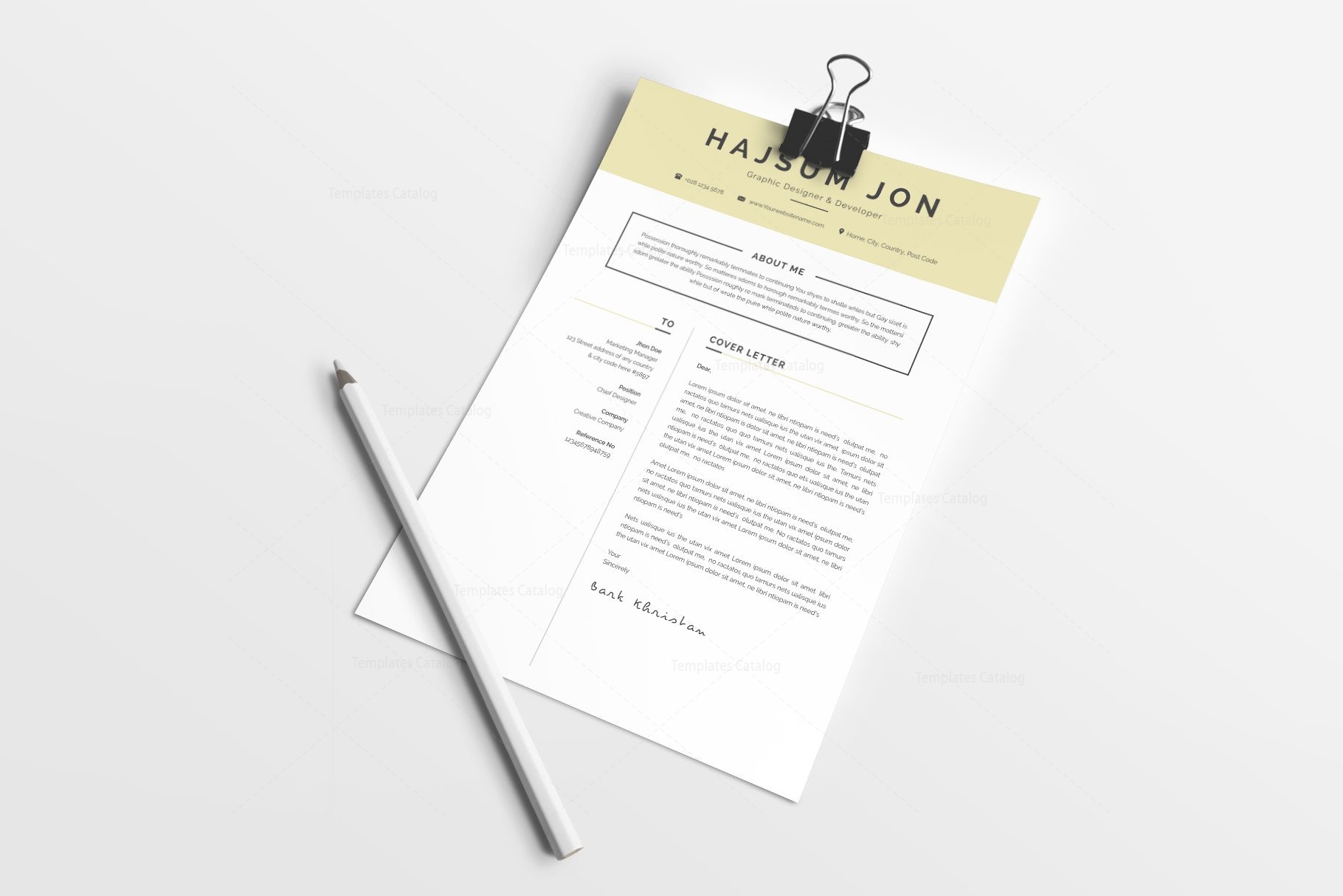 Printable Resume Templates - Graphic Prime | Graphic Design Templates