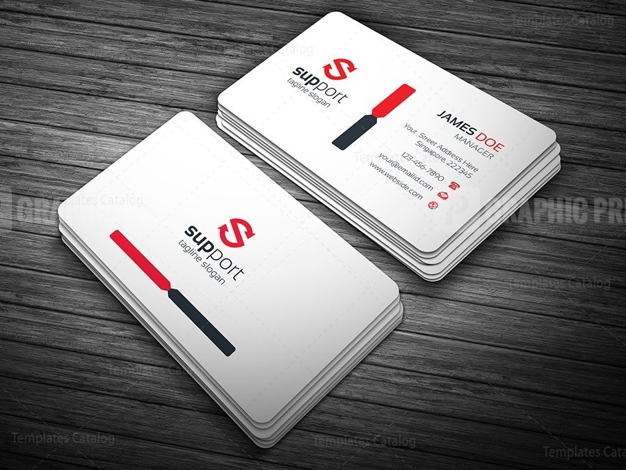 Support Business Card Template - Graphic Prime | Graphic Design Templates