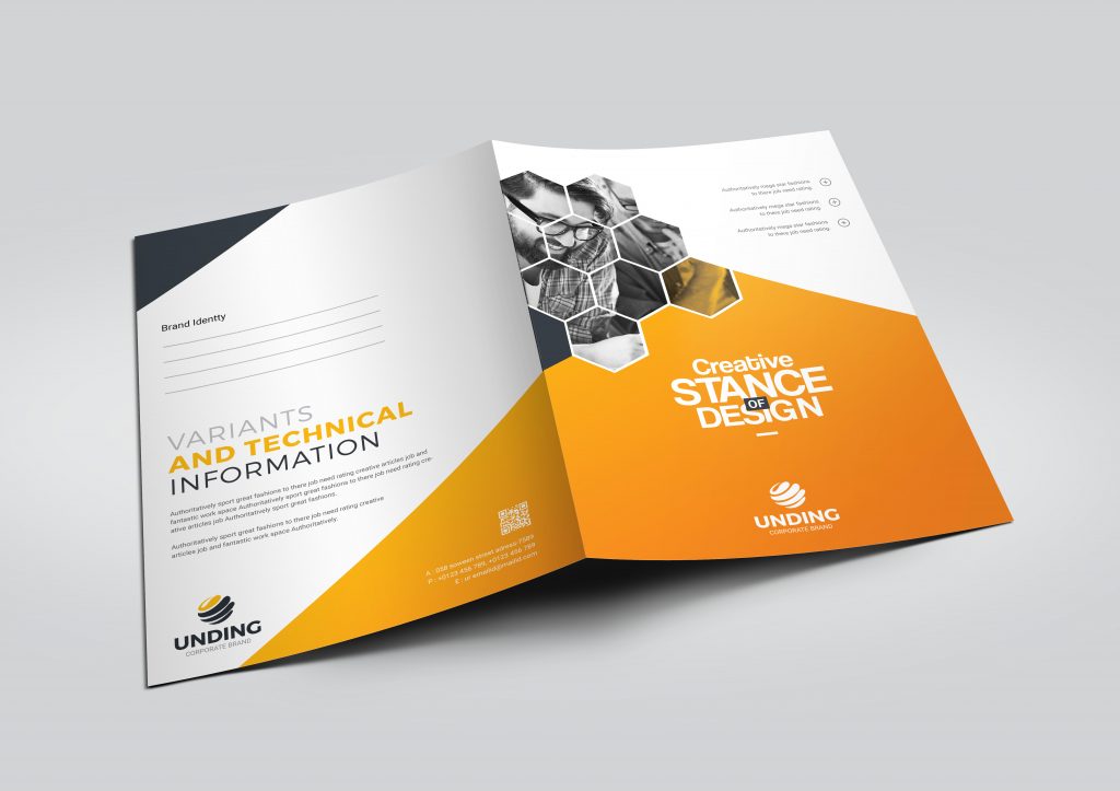 Aphrodite Modern Corporate Presentation Folder Template - Graphic Prime | Graphic Design Templates