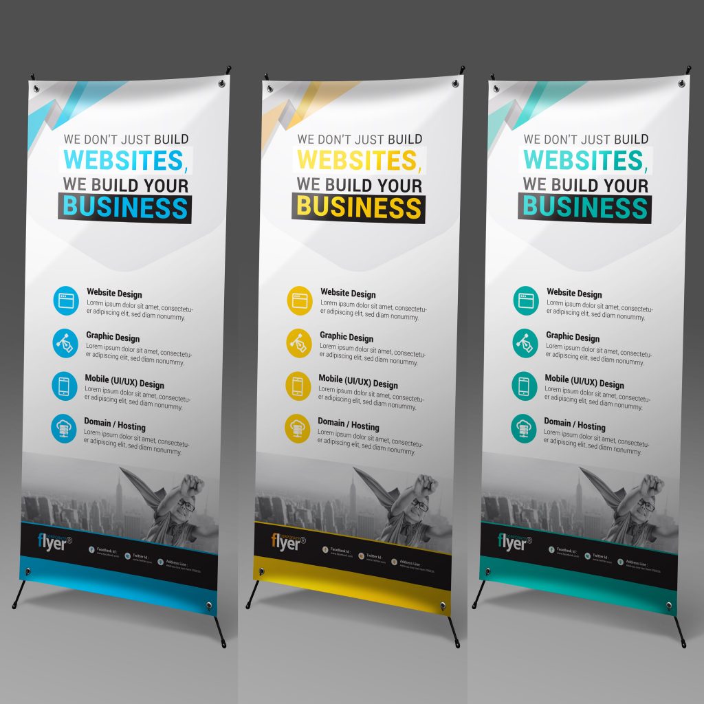 Construction Roll Up Banner Design Template Graphic Prime