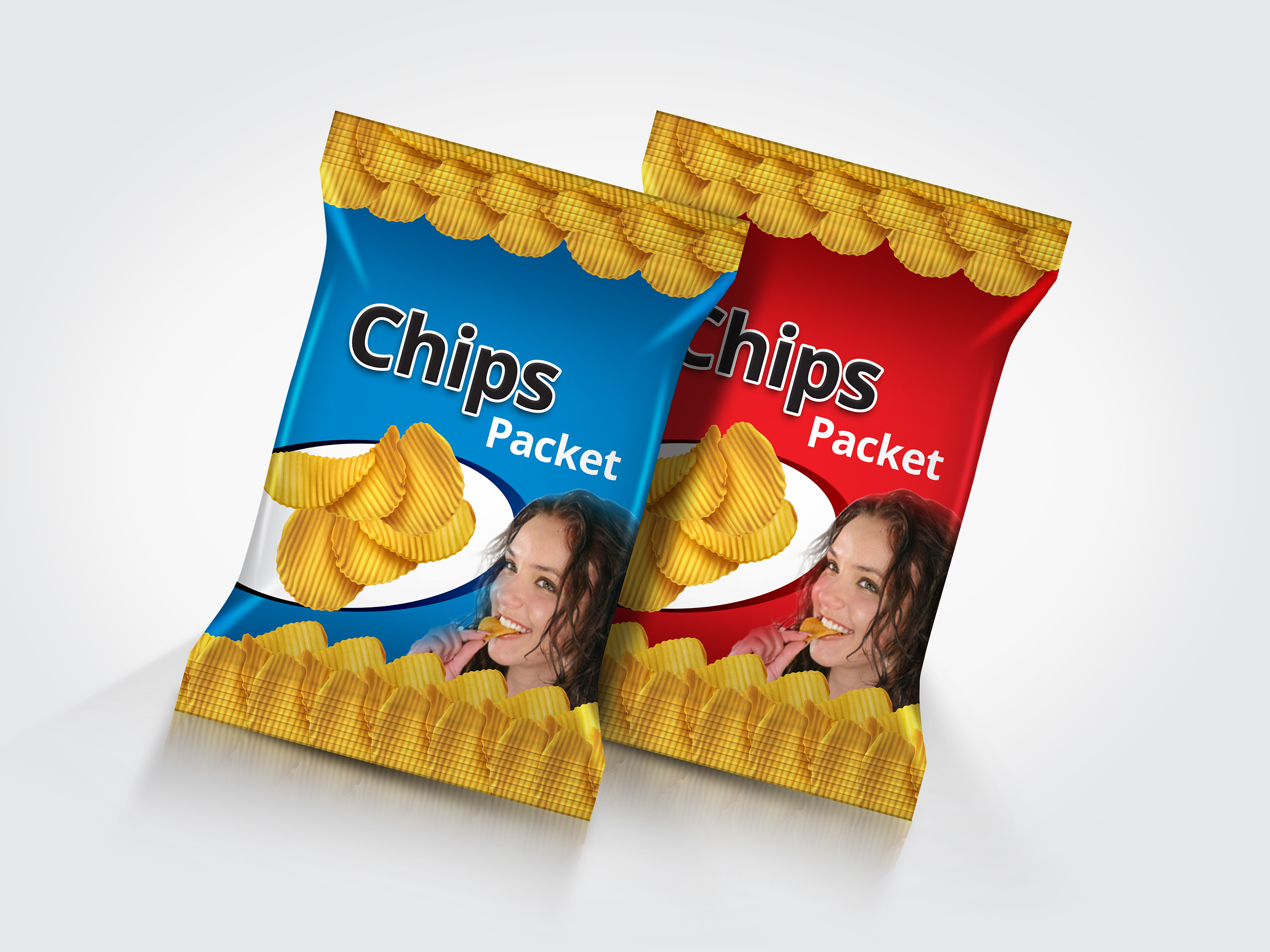 Download Photorealistic Multipurpose Snack Foil Pack Mock Up Graphic Prime Graphic Design Templates