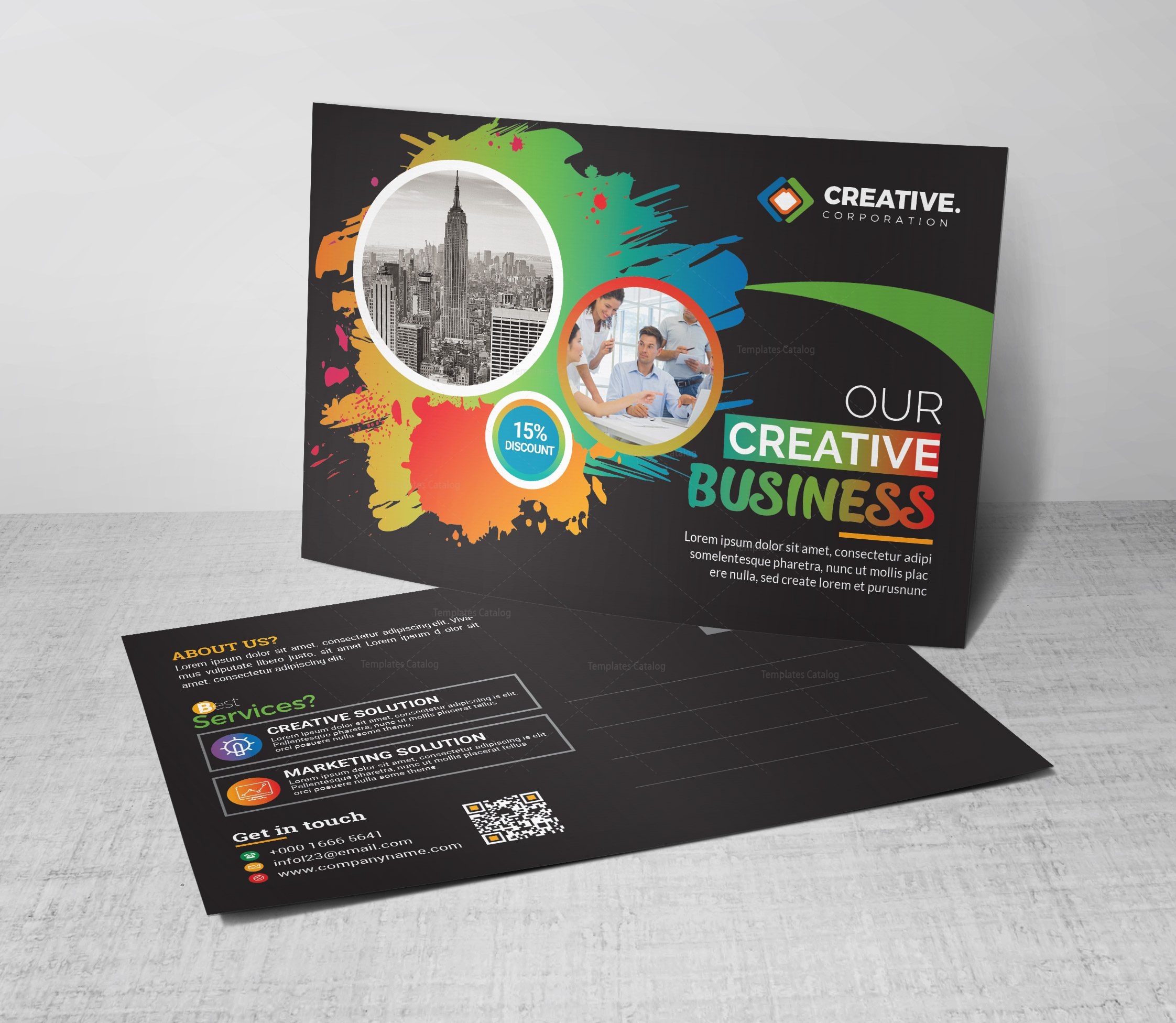 Creative Postcard Design Template Graphic Prime Graphic Design Creative Postcard Design Template Graphic Prime Graphic Design