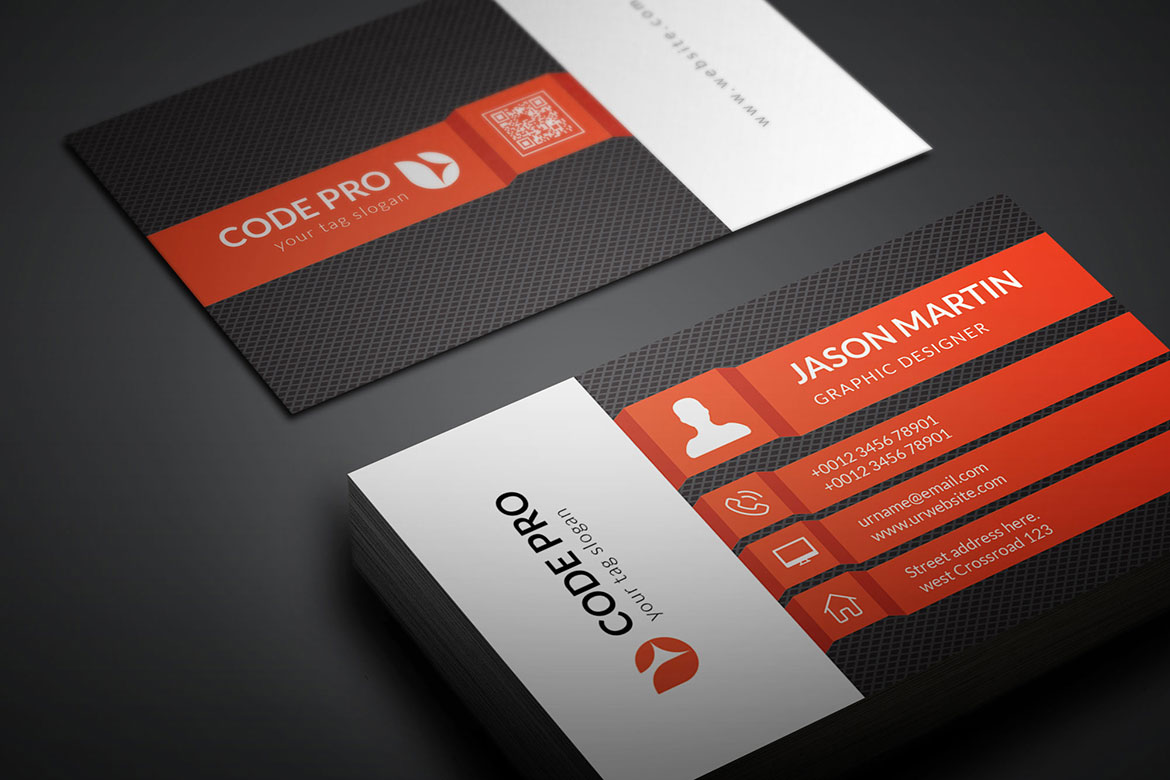 stylish name card template graphic prime graphic design stylish name card design