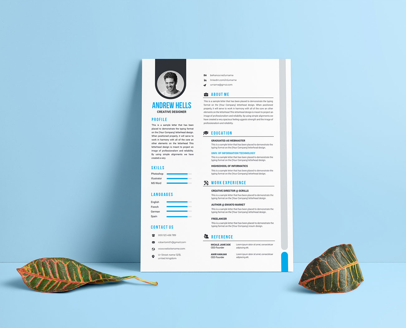 Resume/CV  Resume design template, Resume design creative, Resume cv